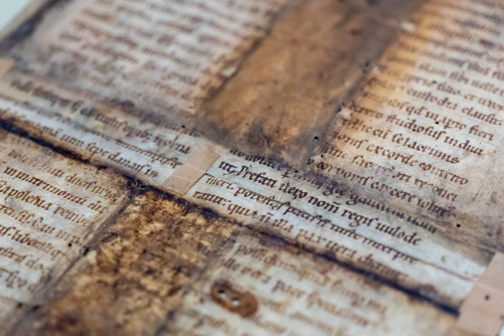 Rückseite des Fragments