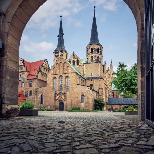 Blick auf den Merseburger Dom